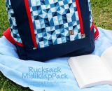 Rucksack MidiKlapPack - Das Herzstück der KlapPack-Serie. Kleiner als groß und XXL, größer als klein und mittel - Midi eben (Nähanleitung & Schnittmuster als PDF-E-Book gestaltet von shesmile)