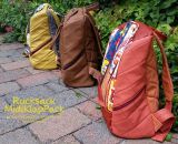 Rucksack MidiKlapPack - Das Herzstück der KlapPack-Serie. Kleiner als groß und XXL, größer als klein und mittel - Midi eben (Nähanleitung & Schnittmuster als PDF-E-Book gestaltet von shesmile)