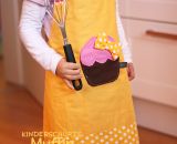 Schürze für Kinder -Muffin- (Eine Nähanleitung und Schnittmuster von shesmile) Ideal zum Kochen, Backen, Basteln und Malen. 2-lagig und supersicher.