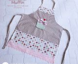 Schürze für Kinder -Muffin- (Eine Nähanleitung und Schnittmuster von shesmile) Ideal zum Kochen, Backen, Basteln und Malen. 2-lagig und supersicher. Ergebnisse aus dem Probenähen.