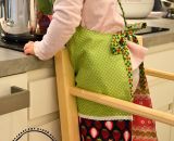 Schürze für Kinder -Muffin- (Eine Nähanleitung und Schnittmuster von shesmile) Ideal zum Kochen, Backen, Basteln und Malen. 2-lagig und supersicher. Ergebnisse aus dem Probenähen.