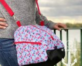Nähanleitung und Schnittmuster gestaltet als PDF-E-Book für eine Tragetasche, Umhängetasche oder Rucksack SusiSkates. Perfekt für deine Schlittschuhe, Inline-Skates oder Ski-Schuhe. Schnittmuster Kufen bzw. Rollen von 25 cm bis 45 cm.