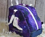 Nähanleitung und Schnittmuster gestaltet als PDF-E-Book für eine Tragetasche, Umhängetasche oder Rucksack SusiSkates. Perfekt für deine Schlittschuhe, Inline-Skates oder Ski-Schuhe. Schnittmuster Kufen bzw. Rollen von 25 cm bis 45 cm.