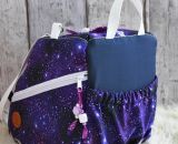 Nähanleitung und Schnittmuster gestaltet als PDF-E-Book für eine Tragetasche, Umhängetasche oder Rucksack SusiSkates. Perfekt für deine Schlittschuhe, Inline-Skates oder Ski-Schuhe. Schnittmuster Kufen bzw. Rollen von 25 cm bis 45 cm.