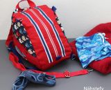 Nähanleitung und Schnittmuster gestaltet als PDF-E-Book für eine Tragetasche, Umhängetasche oder Rucksack SusiSkates. Perfekt für deine Schlittschuhe, Inline-Skates oder Ski-Schuhe. Schnittmuster Kufen bzw. Rollen von 25 cm bis 45 cm.