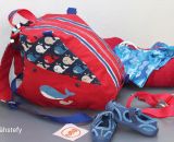 Nähanleitung und Schnittmuster gestaltet als PDF-E-Book für eine Tragetasche, Umhängetasche oder Rucksack SusiSkates. Perfekt für deine Schlittschuhe, Inline-Skates oder Ski-Schuhe. Schnittmuster Kufen bzw. Rollen von 25 cm bis 45 cm.