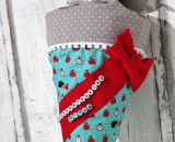 Eine Schultüte aus Stoff (Nähanleitung und Schnittmuster von shesmile) Kundenbeispiel. Passt auch super zum Rucksack KlapPack, Schritt-für-Schritt Nähanleitung ebenfalls von shesmile.