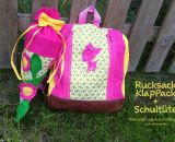 Rucksack KlapPack und eine Schultüte aus Stoff - Das perfekte Set für den ersten Kindergarten- und Kita-Tag (Eine Nähanleitung mit Schnittmuster von shesmile) Ergebnisse von meinen Kunden.