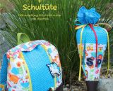 Rucksack KlapPack und eine Schultüte aus Stoff - Das perfekte Set für den ersten Kindergarten- und Kita-Tag (Eine Nähanleitung mit Schnittmuster von shesmile) Ergebnisse von meinen Kunden.