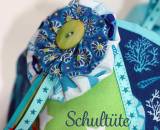 Kleine Schultuete oder Zuckertuete aus Stoff -Nähanleitung und Schnittmuster von shesmile-