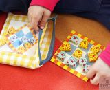 Spielebeutel Zipverpackt - Eine Nähanleitung für alle Größen von shesmile. Endlich Ordnung im Spieleschrank. Ideal für kaputte Puzzle- und Spieleverpackungen oder für Unterwegs.