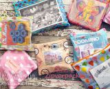 Spielebeutel Zipverpackt - Eine Nähanleitung für alle Größen von shesmile. Endlich Ordnung im Spieleschrank. Ideal für kaputte Puzzle- und Spieleverpackungen oder für Unterwegs. Kundenbilder aus dem Probenähen.
