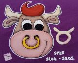 Applikationsvorlage gestaltet als PDF-E-Book für alle 12 Sternzeichen. Zur Gestaltung von Textilien. Als die zwölf Tierkreiszeichen des Zodiaks werden die Sternzeichen Widder, Stier, Zwillinge, Krebs, Löwe, Jungfrau, Waage, Skorpion, Schütze, Steinbo