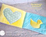 Bilderbuch aus Stoff (Eine Nähanleitung mit Schnittmuster von shesmile) Ideal für kleine Baby- und Kinderhände. Das perfekte Geschenk zur Taufe oder zum 1. Geburtstag.