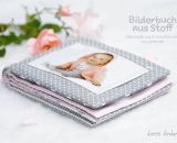 Bilderbuch aus Stoff (Eine Nähanleitung mit Schnittmuster von shesmile) Ideal für kleine Baby- und Kinderhände. Das perfekte Geschenk zur Taufe oder zum 1. Geburtstag.