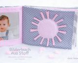 Bilderbuch aus Stoff (Eine Nähanleitung mit Schnittmuster von shesmile) Ideal für kleine Baby- und Kinderhände. Das perfekte Geschenk zur Taufe oder zum 1. Geburtstag.