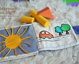 Bilderbuch aus Stoff (Eine Nähanleitung mit Schnittmuster von shesmile) Ideal für kleine Baby- und Kinderhände. Das perfekte Geschenk zur Taufe oder zum 1. Geburtstag.