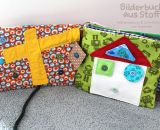 Bilderbuch aus Stoff (Eine Nähanleitung mit Schnittmuster von shesmile) Ideal für kleine Baby- und Kinderhände. Das perfekte Geschenk zur Taufe oder zum 1. Geburtstag.