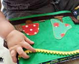 Bilderbuch aus Stoff (Eine Nähanleitung mit Schnittmuster von shesmile) Ideal für kleine Baby- und Kinderhände. Das perfekte Geschenk zur Taufe oder zum 1. Geburtstag.