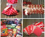 Stoffsäckchen für Adventskalender und Geschenke (Kostenlose Nähanleitung & Schnittmuster von shesmile) Hier genäht von Nessis Nähwunder.