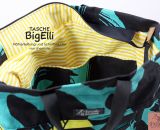 Eine-für-Alles große Handtasche - Big Elli von shesmile (Eine Nähanleitung mit Schnittmuster) Genäht aus dem Designerstoff - Användbar - von IKEA.