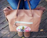 Eine-für-Alles große Handtasche - Big Elli von shesmile (Eine Nähanleitung mit Schnittmuster) Genäht von Rosaweich & Kuschelrot.