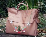 Eine-für-Alles große Handtasche - Big Elli von shesmile (Eine Nähanleitung mit Schnittmuster) Genäht von Rosaweich & Kuschelrot.