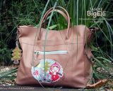 Eine-für-Alles große Handtasche - Big Elli von shesmile (Eine Nähanleitung mit Schnittmuster) Genäht von Rosaweich & Kuschelrot.