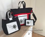 Tasche Big Elli (Nähanleitung und Schnittmuster von shesmile) Ergebnisse aus dem Designnähen. Teil der shesmile Lieblingstaschen.