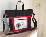 Tasche Big Elli (Nähanleitung und Schnittmuster von shesmile) Ergebnisse aus dem Designnähen. Teil der shesmile Lieblingstaschen.