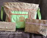 Tasche Big Elli (Nähanleitung und Schnittmuster von shesmile) Ergebnisse aus dem Designnähen. Teil der shesmile Lieblingstaschen.