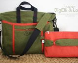 Tasche Big Elli (Nähanleitung und Schnittmuster von shesmile) Ergebnisse aus dem Designnähen. Teil der shesmile Lieblingstaschen.