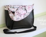 Nähanleitung und Schnittmuster gestaltet als PDF-E-Book von shesmile für eine Handtasche und Umhängetasche Carla in zwei Größen. Carla ist deine Mädchen- und Damenhandtasche mit der geschwungenen Klappe. Carla hat ein großes Hauptfach und unter der K