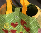 Kinderhandtasche Little Elli als Herbst-Sammeltasche mit Tüll-Netz (Eine Nähanleitung mit Schnittmuster von shesmile) Der Herbst ist da! Raus in die Natur zum Kastanien-Sammeln!