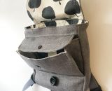 Nähanleitung und Schnittmuster gestaltet als PDF-E-Book für eine Handtasche bzw. Umhängetasche Ulla mit gefächertem Seitenfach. Perfekt als Umhängetasche für dein nächstes Konzert, Festival oder Party-Abend. Aber auch als Kindergarten-Tasche macht si