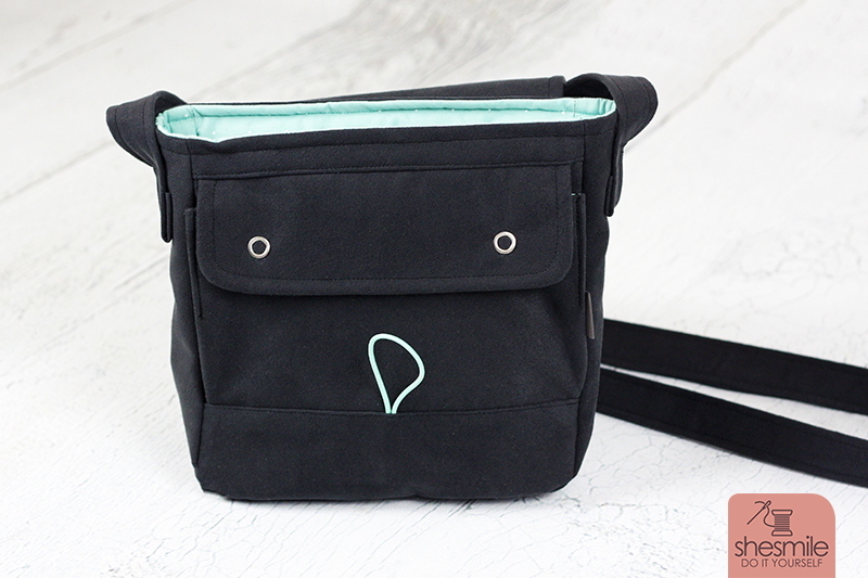 Eine Handtasche Ulla für das P!nk-Konzert nähen. Nähanleitung und Schnittmuster von shesmile.