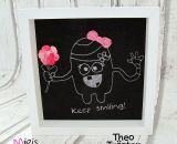 Theo Tröster (Eine Plotterdatei, Illustration und Applikationsvorlage von shesmile)