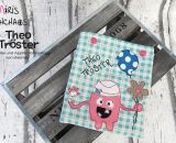 Theo Tröster (Eine Plotterdatei, Illustration und Applikationsvorlage von shesmile)