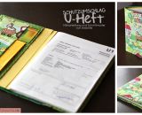 U-Heft Schutzumschlag (Nähanleitung und Schnittmuster als praktisches PDF-E-Book von shesmile)