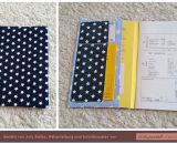 U-Heft Schutzumschlag (Nähanleitung und Schnittmuster als praktisches PDF-E-Book von shesmile)