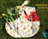 Klammernschürze für Wäscheklammern, als Grillschürze, Spielzeugschürze oder Gartenschürze in 3 Design-Varianten und 3 Größen-Varianten (Eine Nähanleitung & Schnittmuster von shesmile)