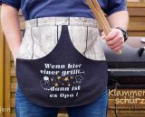 Klammernschürze für Wäscheklammern, als Grillschürze, Spielzeugschürze oder Gartenschürze in 3 Design-Varianten und 3 Größen-Varianten (Eine Nähanleitung & Schnittmuster von shesmile)