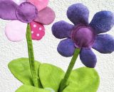 Nähanleitung und Schnittmuster gestaltet als PDF-E-Book von shesmile für Frieda Flower, die Zimmerpflanzen aus Stoff für Allergiker, das Kinderzimmer, Vielreisende, kranke und alte Menschen, schattige Plätzchen oder Pflanzendummies wie mich! Wähle au