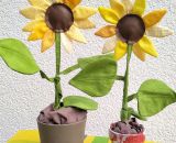 Nähanleitung und Schnittmuster gestaltet als PDF-E-Book von shesmile für Frieda Flower, die Zimmerpflanzen aus Stoff für Allergiker, das Kinderzimmer, Vielreisende, kranke und alte Menschen, schattige Plätzchen oder Pflanzendummies wie mich! Wähle au
