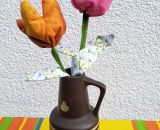 Nähanleitung und Schnittmuster gestaltet als PDF-E-Book von shesmile für Frieda Flower, die Zimmerpflanzen aus Stoff für Allergiker, das Kinderzimmer, Vielreisende, kranke und alte Menschen, schattige Plätzchen oder Pflanzendummies wie mich! Wähle au