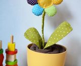 Nähanleitung und Schnittmuster gestaltet als PDF-E-Book von shesmile für Frieda Flower, die Zimmerpflanzen aus Stoff für Allergiker, das Kinderzimmer, Vielreisende, kranke und alte Menschen, schattige Plätzchen oder Pflanzendummies wie mich! Wähle au