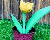 Nähanleitung und Schnittmuster gestaltet als PDF-E-Book von shesmile für Frieda Flower, die Zimmerpflanzen aus Stoff für Allergiker, das Kinderzimmer, Vielreisende, kranke und alte Menschen, schattige Plätzchen oder Pflanzendummies wie mich! Wähle au