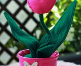 Nähanleitung und Schnittmuster gestaltet als PDF-E-Book von shesmile für Frieda Flower, die Zimmerpflanzen aus Stoff für Allergiker, das Kinderzimmer, Vielreisende, kranke und alte Menschen, schattige Plätzchen oder Pflanzendummies wie mich! Wähle au