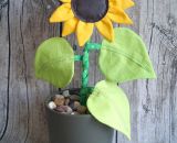Nähanleitung und Schnittmuster gestaltet als PDF-E-Book von shesmile für Frieda Flower, die Zimmerpflanzen aus Stoff für Allergiker, das Kinderzimmer, Vielreisende, kranke und alte Menschen, schattige Plätzchen oder Pflanzendummies wie mich! Wähle au