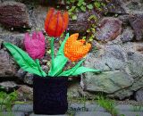Nähanleitung und Schnittmuster gestaltet als PDF-E-Book von shesmile für Frieda Flower, die Zimmerpflanzen aus Stoff für Allergiker, das Kinderzimmer, Vielreisende, kranke und alte Menschen, schattige Plätzchen oder Pflanzendummies wie mich! Wähle au